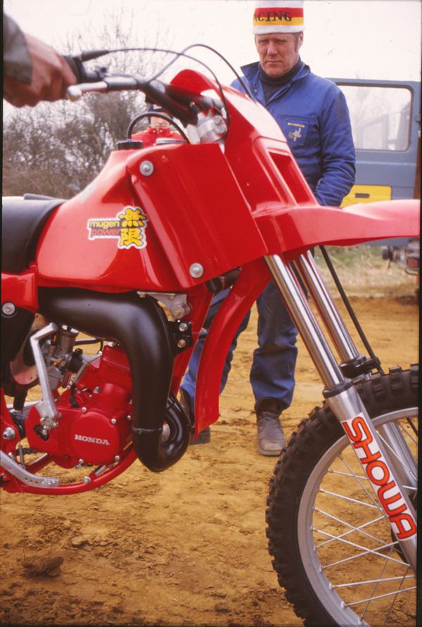 Matti Aution Honda Mugen 125cc 1981 Belgian Zolderissa